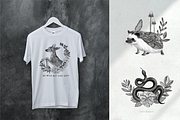 Mystery forest animals, leaves, an Animal Illustration by ARTMIRU (Thumbnail 6 of 11)
