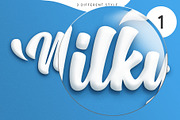 Milky Text Effect, a Layer Style Add-On by Evlogiev Studio (Thumbnail 2 of 7)
