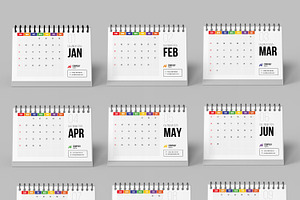 Desk Calendar Template 2025