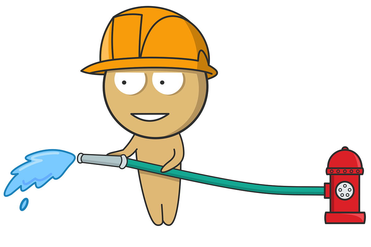 Vector firefighter characters, a Graphic by JK comics (Photo 5 of 5)