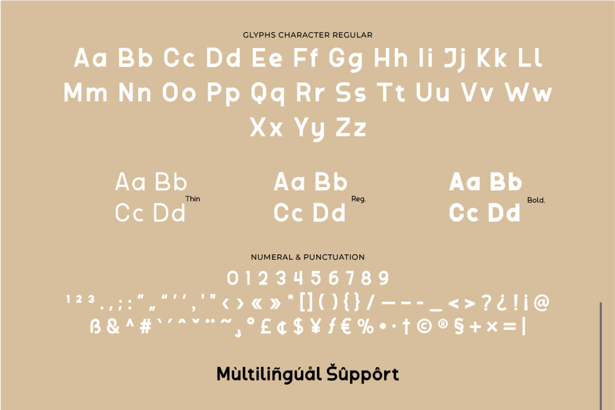 Bosan, a Sans Serif Font by twinstd (Photo 6 of 11)