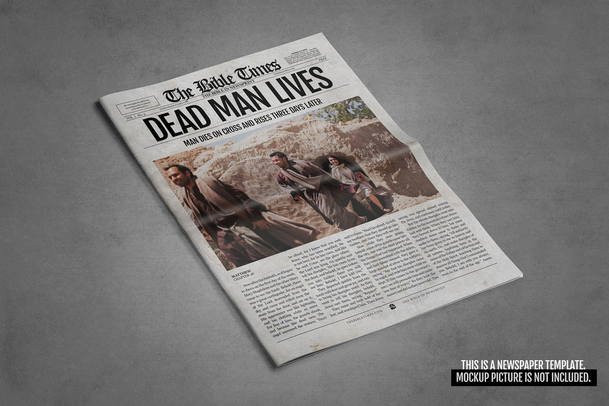 Newspaper Template (12 Pages), a Flyer Template by Newspaper Templates (Photo 2 of 7)