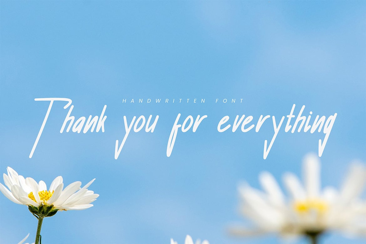 Shelley - Elegant Handwritten Script, a Script Font by Luna Shop (Photo 3 of 6)