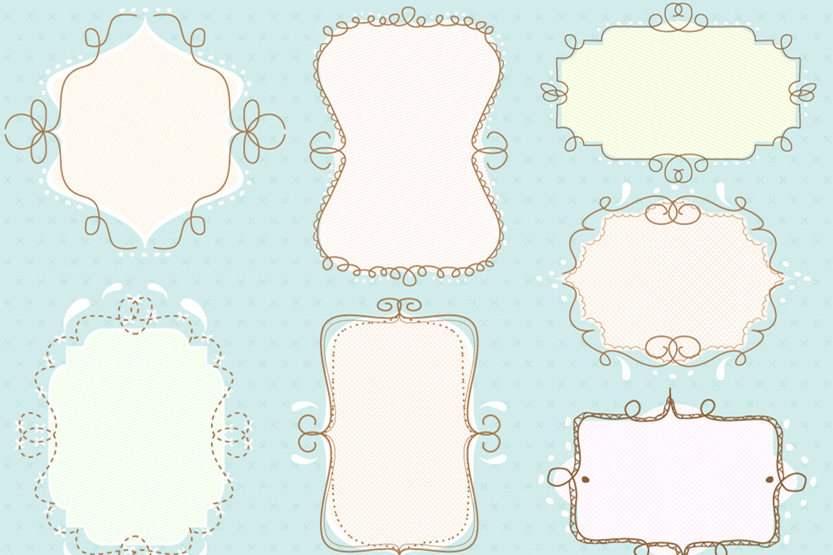 doodled frames pack preview 2