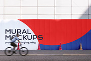 Street mural mockup bundle outdoor, an Advertising Mockup by FoundImages (Thumbnail 7 of 42)