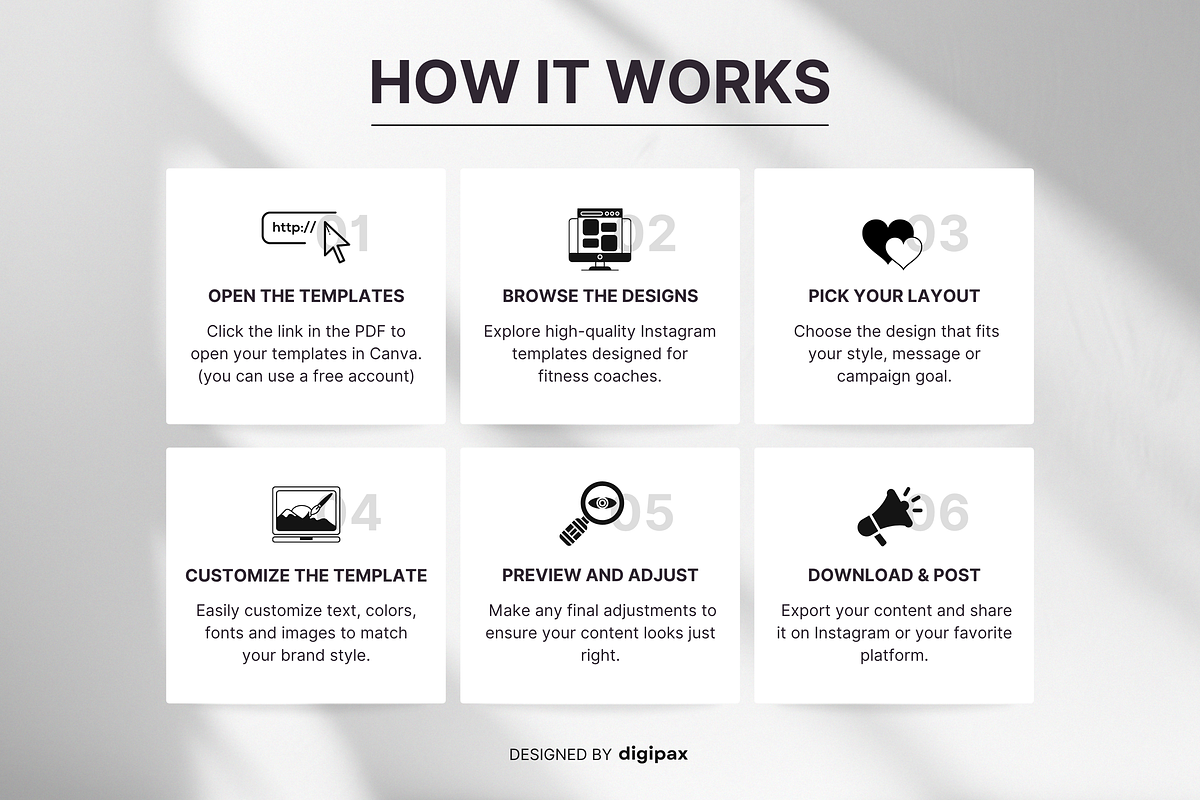 Fitness Quote Instagram Templates, a Social Media Template by DigiPax (Photo 9 of 11)