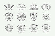 Set of vintage fighting emblems, a Branding & Logo Template by AkimD (Thumbnail 6 of 10)