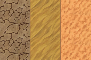 Hand-painted Sand Textures