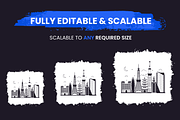 City Skyline Vectors, a Background Graphic by Brickclay (Thumbnail 2 of 6)
