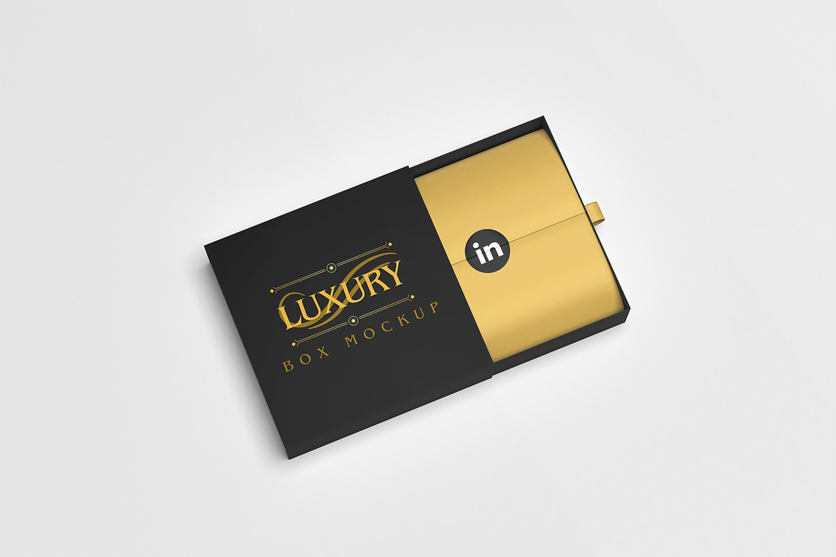Presentation Box Mockup with LinkedI, a Merchandise Mockup by AnasStudio (Photo 4 of 5)