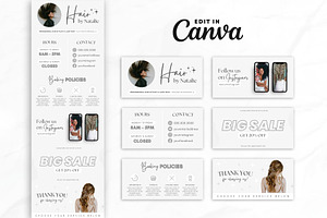 Hairstylist Acuity Scheduling, Canva