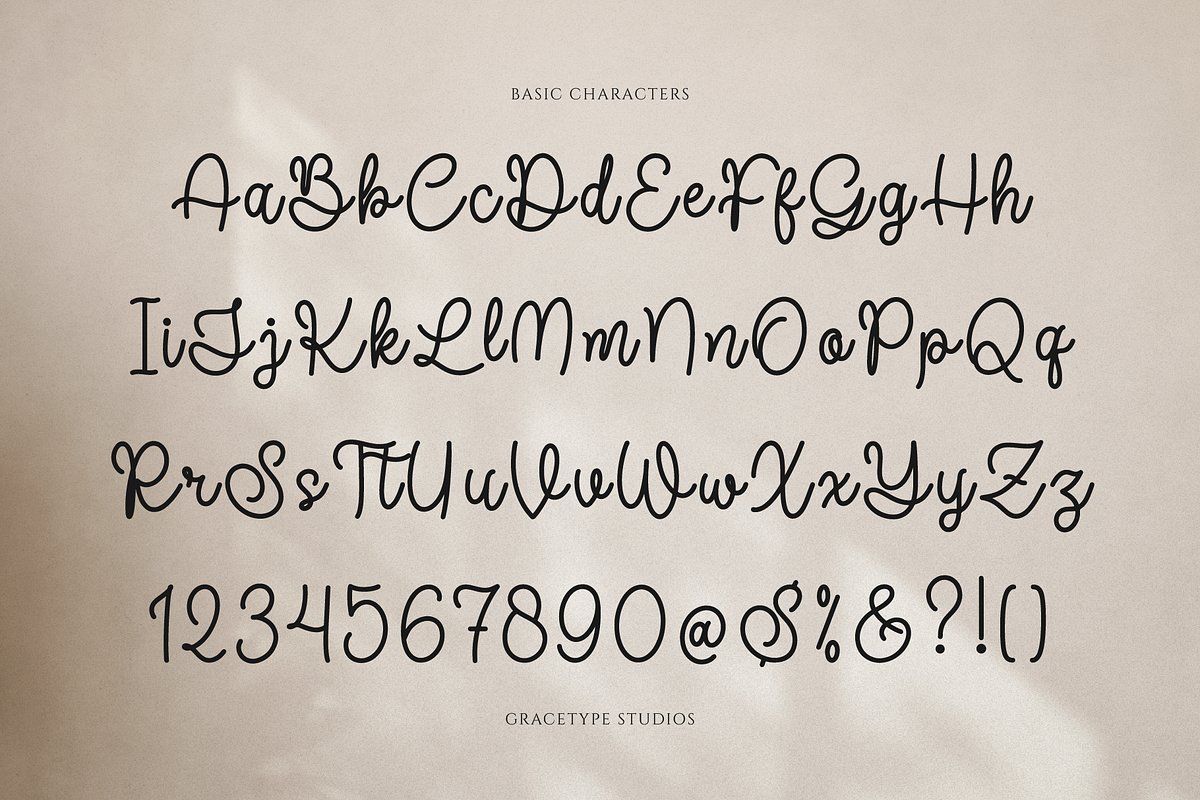 Joaguin Dignity | Monoline Script, a Script Font by gracetype_studio (Photo 10 of 12)