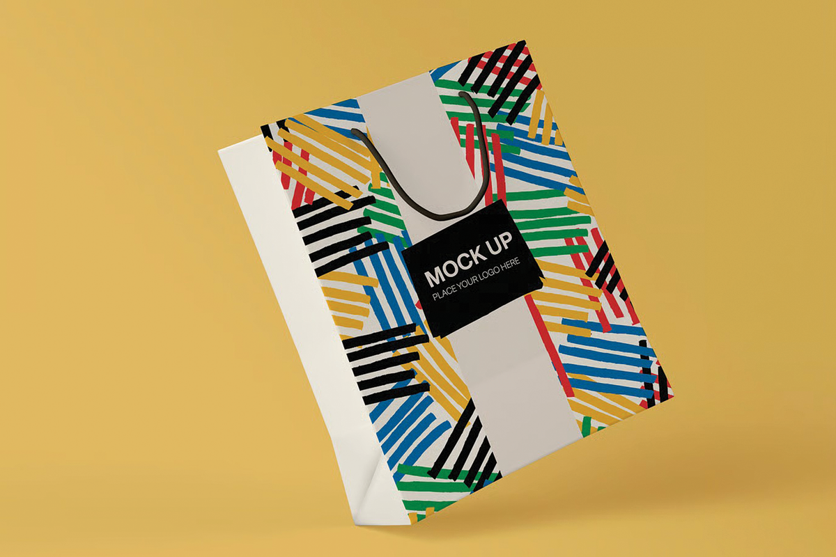 Paper Bag Mockup, a Packaging Mockup by skybluecreative (Photo 2 of 2)