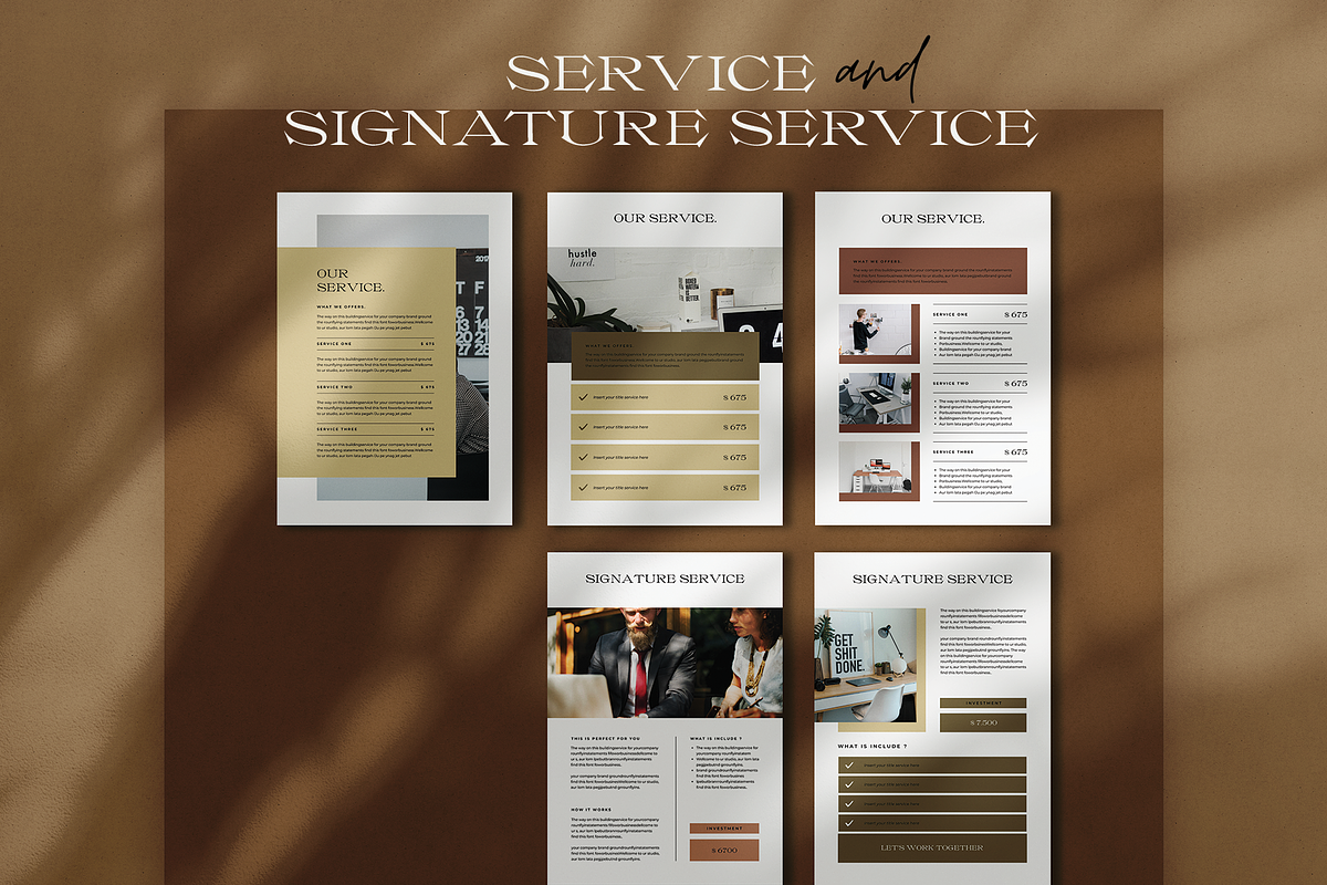 Service and Pricing Guide, a Presentation Template by Occy Design (Photo 6 of 12)