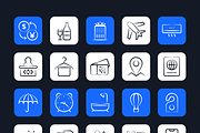 Travel and Hotels Icons, a Duotone Icon by Brickclay (Thumbnail 7 of 7)