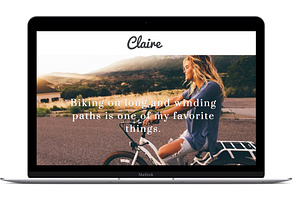 Clean Wordpress Blog Template Claire