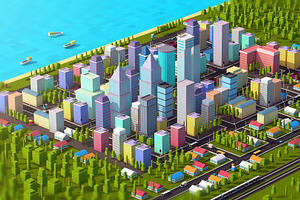 Low Poly City Pack 3