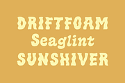 Sunbleach - a wavy display font, a Font by Press & Pen (Thumbnail 4 of 6)