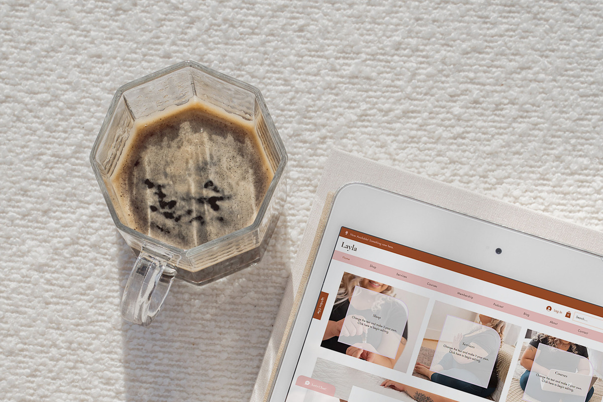 Layla Wix Website Template, a Wix Template by Girl Boss From Home (Photo 3 of 6)