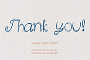 QUALIRVEY fanky curvy font, a Script Font by CHIMERA (Thumbnail 9 of 9)