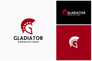Letter G Gladiator Spartan Mask Logo, a Branding & Logo Template by Enola99d