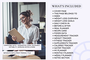 Fitness Digital Planner, a Templates & Theme by LumusStudio (Thumbnail 3 of 9)