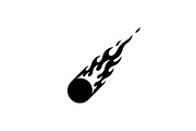 Fire Meteor Comet Silhouette Bundle, an Illustration by Designs_River (Thumbnail 7 of 51)