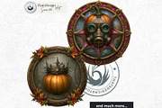 Fantasy Autumn Pumpkins, a Seasonal Illustration by ThatsDesignArt (Thumbnail 14 of 14)