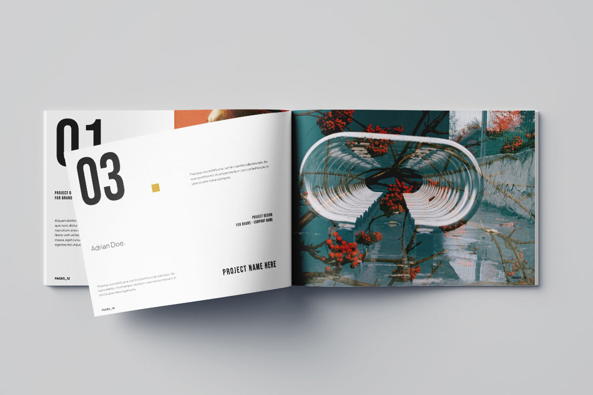 Graphic Design Portfolio Vol.5, a Brochure Template by Bewalrus Studio (Photo 10 of 11)
