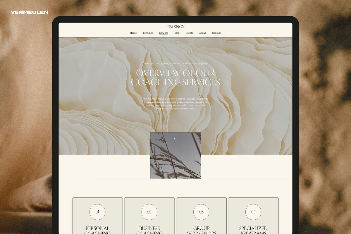 Squarespace Website Template | Coach, a Squarespace Template by Vermeulen Design Studio (Photo 5 of 8)