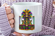 Mardi Gras Sublimation Design, an Illustration by Black Bird Studio (Thumbnail 3 of 3)