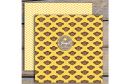 Monkey Digital Papers & Clipart, a Pattern Graphic by JennyL Designs (Thumbnail 4 of 5)