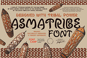 Asmatribe Font, a Handwritten Font by Fontcamp Type Foundry (Thumbnail 8 of 12)