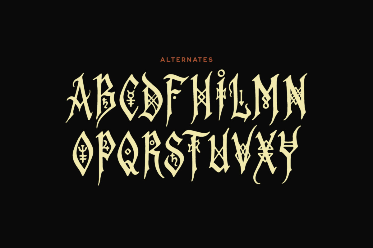 Obelisk - Runic Font, a Font by Tugcu Design Co. (Photo 4 of 4)