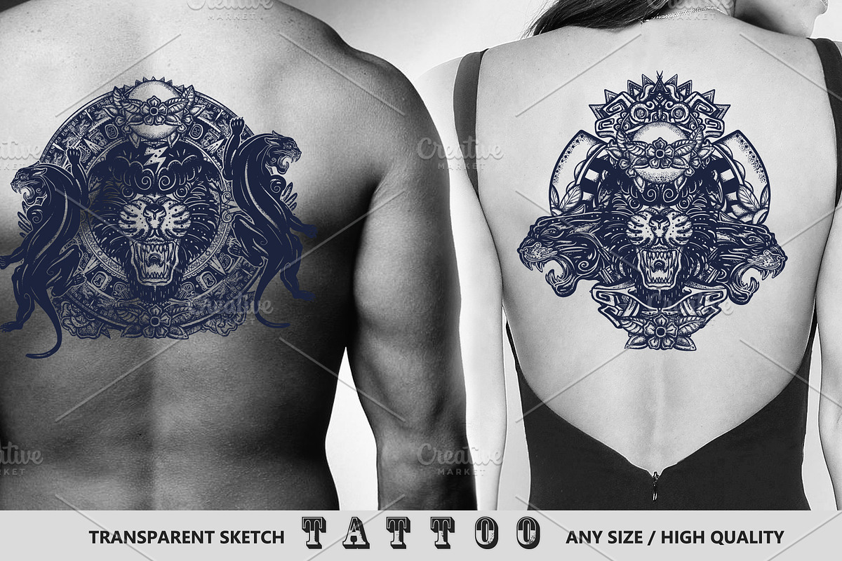 Black panthers tattoo, a Background Graphic by intueri (Photo 6 of 12)