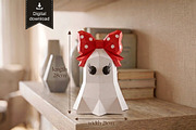 Spooky ghost - 3d papercraft, a Business Card Template by PAPER amaze (Thumbnail 5 of 5)