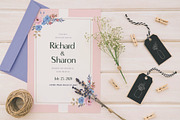 Flowers Wedding Invitation Card, an Invitation Template by Workhu (Thumbnail 2 of 3)