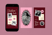 Fashion Sale Instagram Template, a Social Media Template by graphicook (Thumbnail 3 of 3)