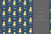 Duck in Wellies Surface Pattern, a Pattern Graphic by Tatra Cottage Designs (Thumbnail 3 of 3)