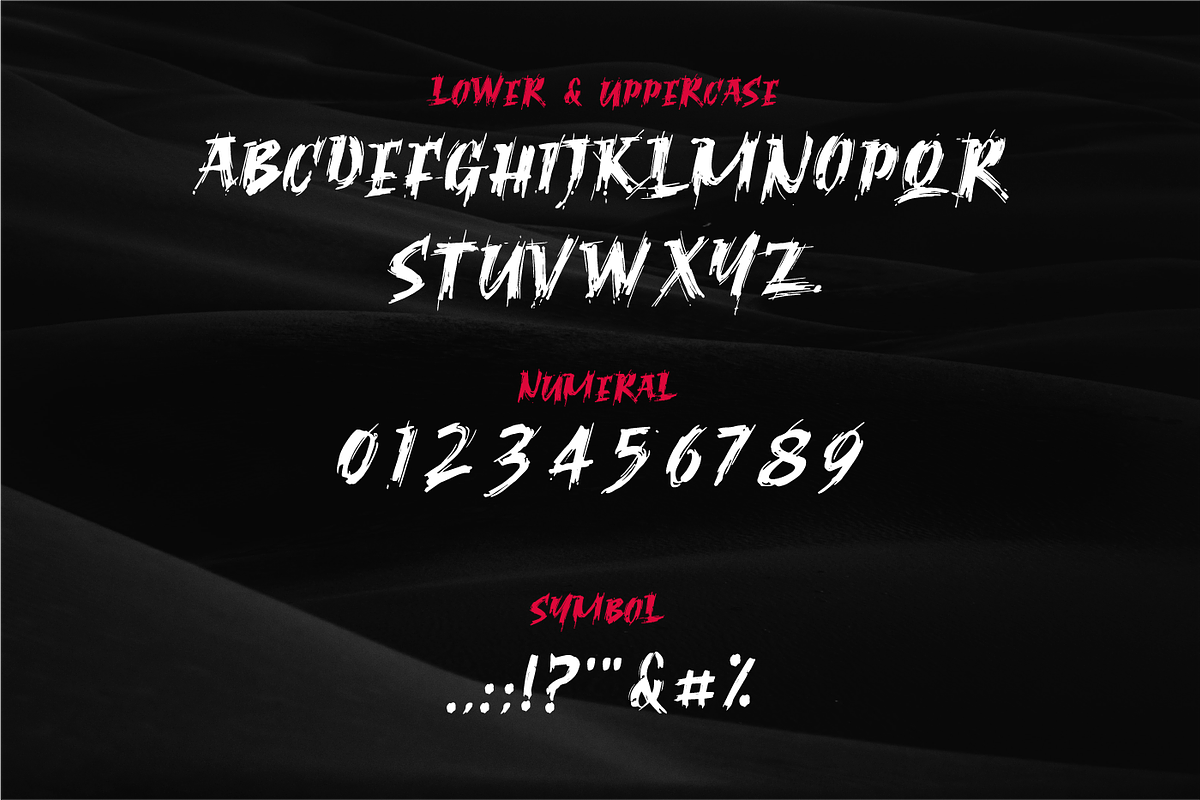 Ragnar Brush Font, a Font by Monoco Type Foundry (Photo 2 of 5)