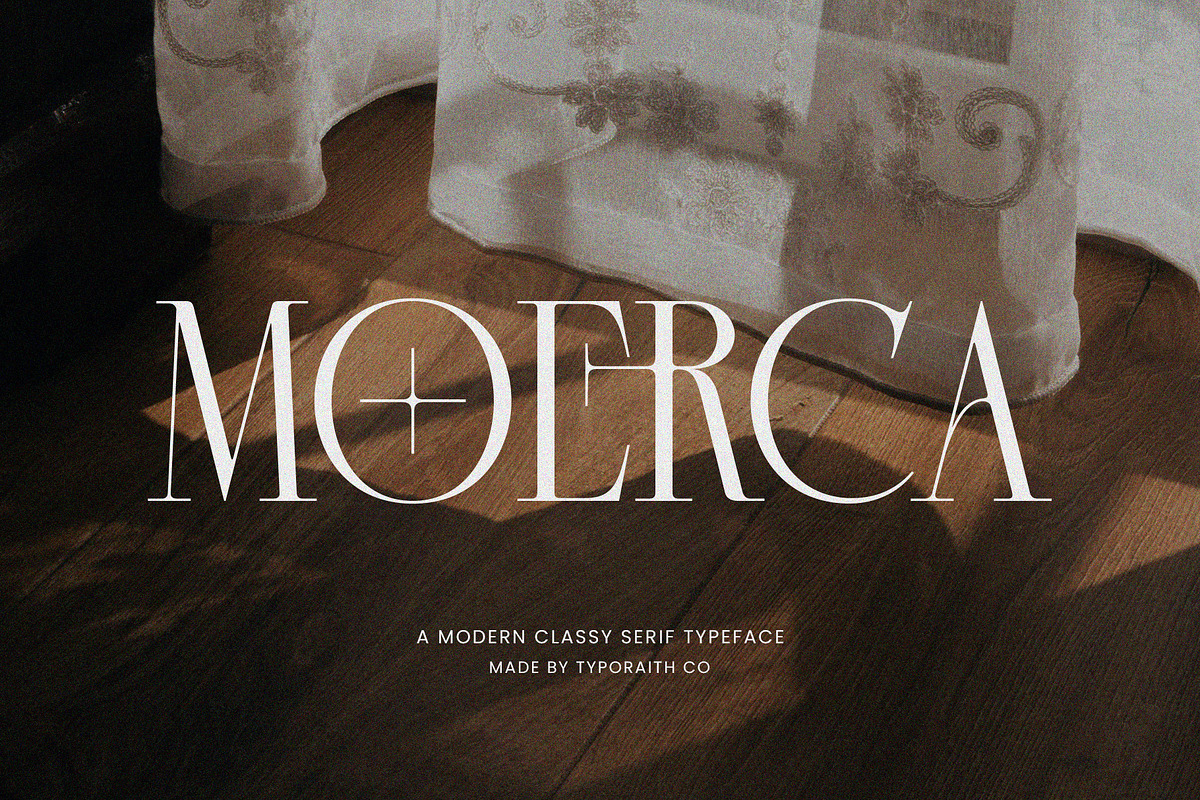 Moerca | Modern Classy Serif, a Serif Font by Typoraith Co (Photo 2 of 16)