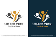 Leader team company logo template, a Branding & Logo Template by Morvana Crew (Thumbnail 2 of 2)