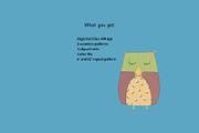 Owl Seamless Pattern with Clipart, a Seasonal Illustration by Kimbella Buckman Designs (Thumbnail 4 of 4)