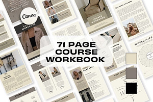 Course Workbook - Black and Beige