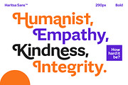 Haritsa Sans - 54 Fonts + Variable, a Sans Serif Font by Mulkan Nazir (Thumbnail 3 of 16)