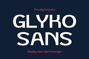 Glyko Sans - Display Sans Serif, a Sans Serif Font by Muflieart (Thumbnail 1 of 10)