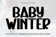 Baby Winter, a Serif Font by InermediaSTUDIO (Thumbnail 1 of 7)