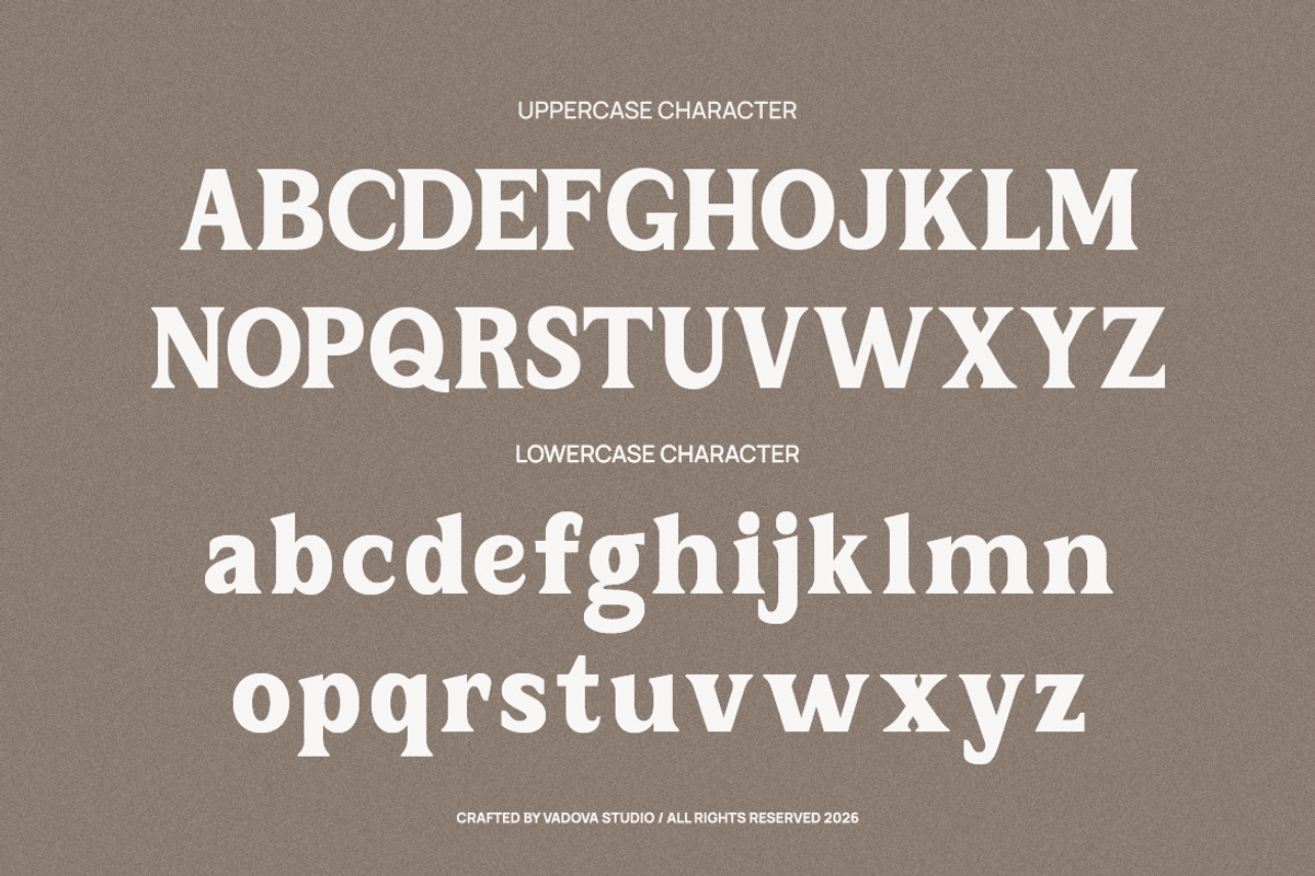 Corviane Bold Serif Font, a Serif Font by Vadovastd (Photo 2 of 8)