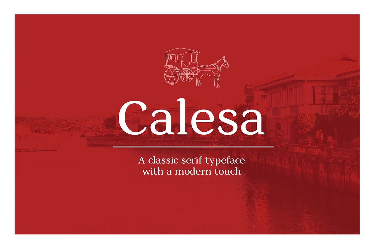 Calesa, a Serif Font by JaninaA (Photo 1 of 9)