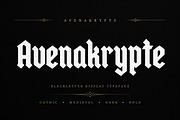 Avenakrypte, a Blackletter Font by Wow Magic (Thumbnail 1 of 5)